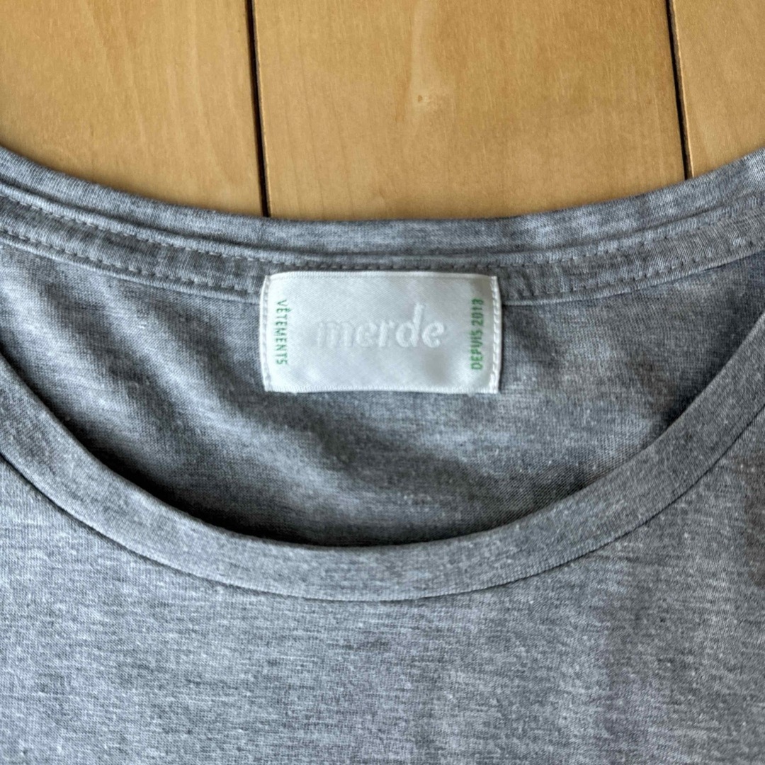 merde  メルド  tシャツ グレー メンズのトップス(Tシャツ/カットソー(半袖/袖なし))の商品写真