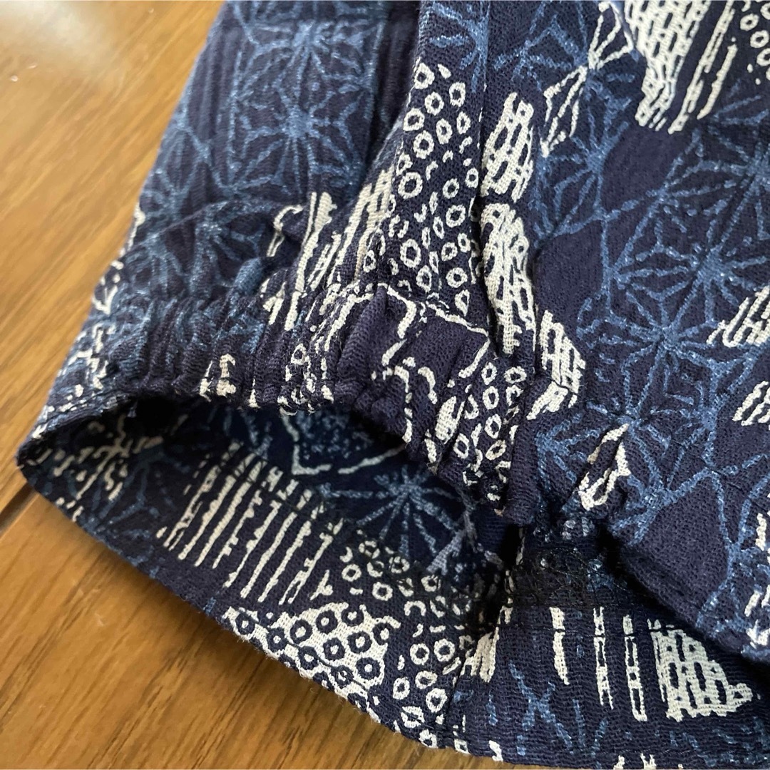 藍染風　くつろぎウェア　七分袖 レディースのルームウェア/パジャマ(ルームウェア)の商品写真