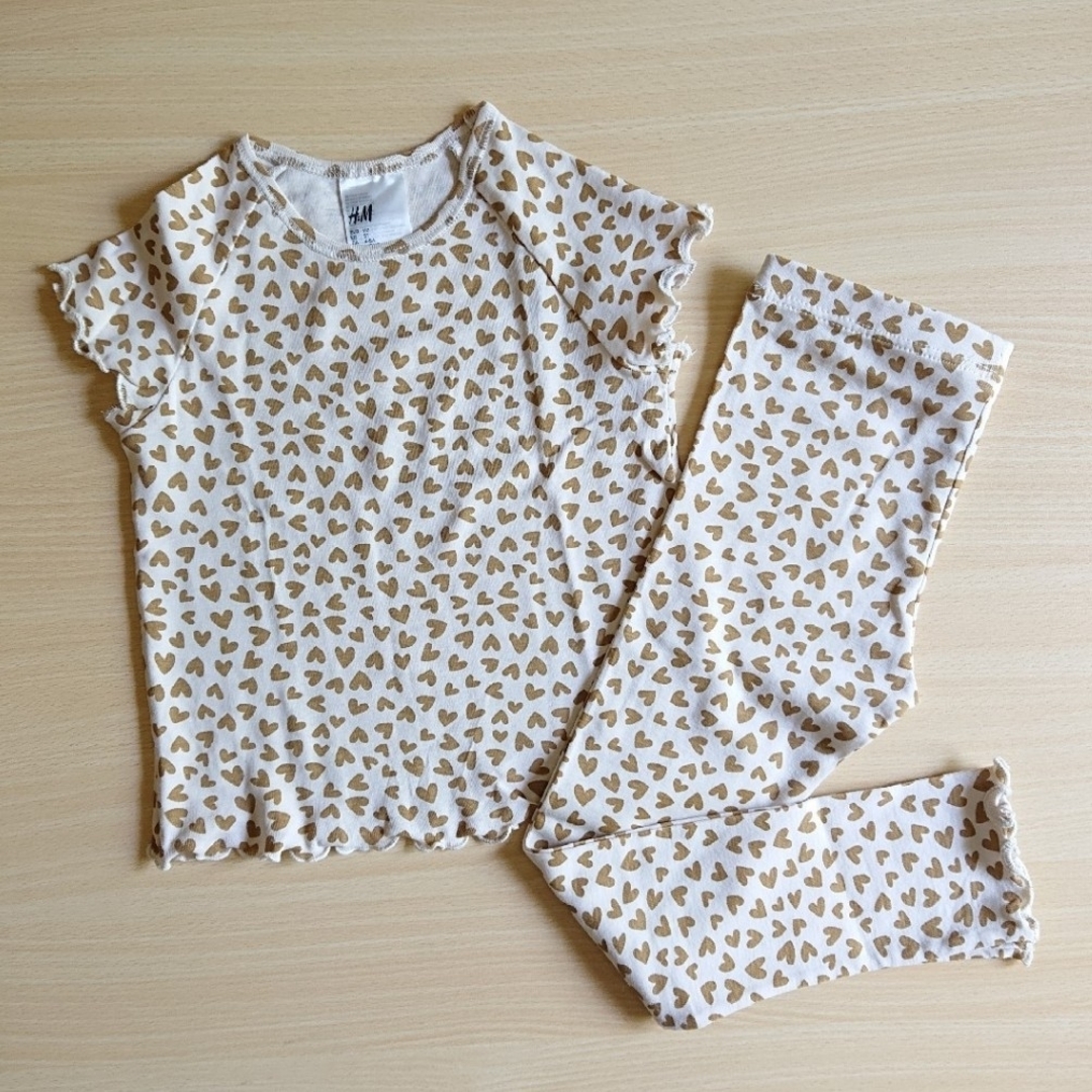 H&M(エイチアンドエム)のH＆M ☆ トップス＆レギンス /２セット キッズ/ベビー/マタニティのキッズ服女の子用(90cm~)(Tシャツ/カットソー)の商品写真