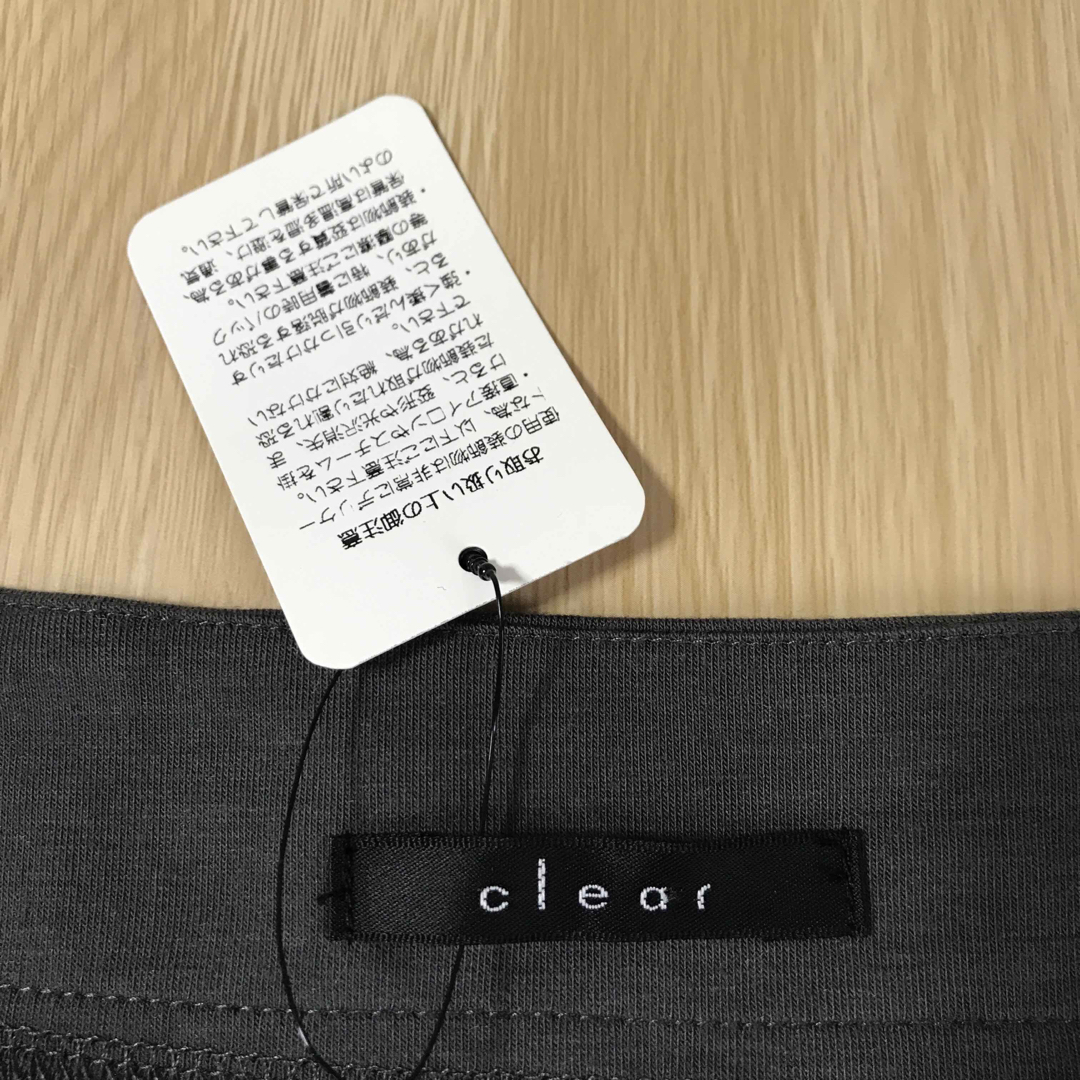 clear(クリア)の未使用品　クリア　clear レディース　フリーサイズ レディースのワンピース(ひざ丈ワンピース)の商品写真
