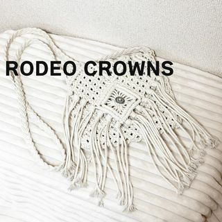 RODEO CROWNS - RODEO CROWNS　ロデオクラウンズ　ポシェット　フリンジ　オフホワイト