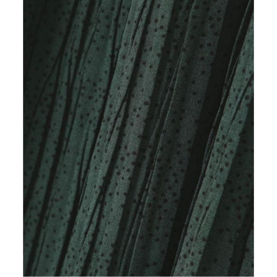 NATURAL BEAUTY BASIC(ナチュラルビューティーベーシック)のナチュラルビューティーベーシック ドットシアーワッシャープリーツスカート　PS レディースのスカート(ロングスカート)の商品写真