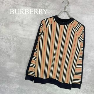 BURBERRY - 『BURBERRY』バーバリー (160/80) 総柄ラグランスウェット