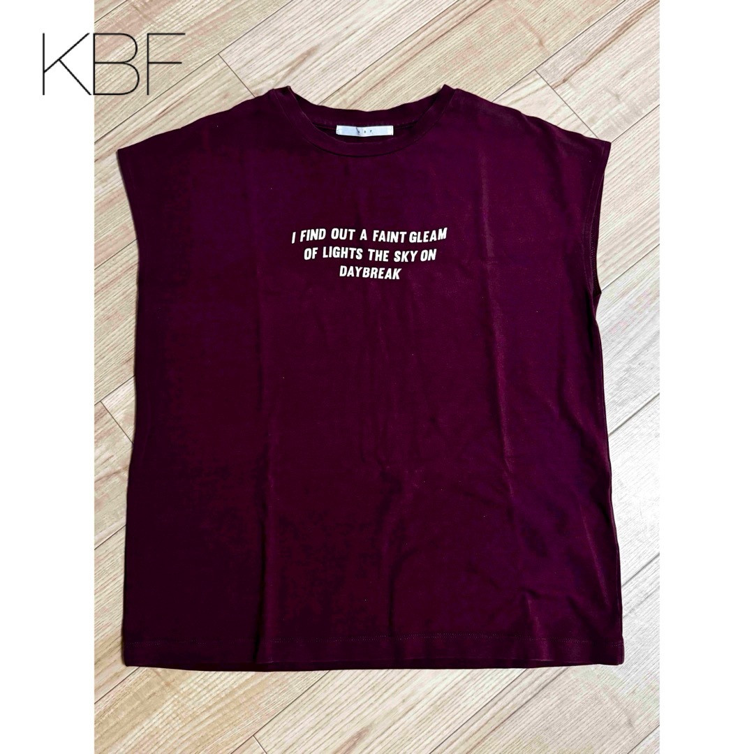 KBF(ケービーエフ)のKBF ノースリーブ　Tシャツ メンズのトップス(Tシャツ/カットソー(半袖/袖なし))の商品写真