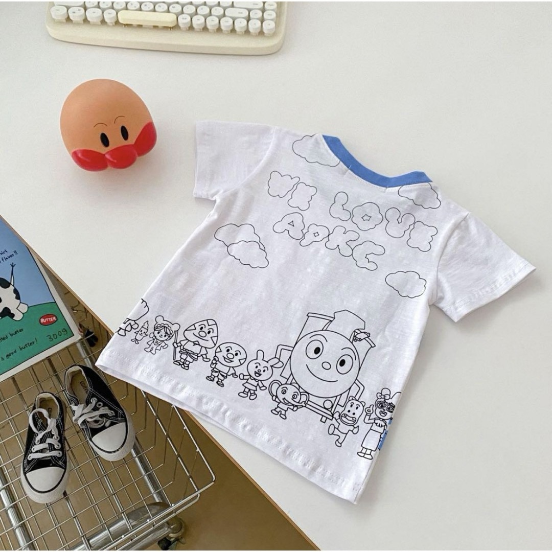 新品　だだんだん　子供Tシャツ　半袖　100  背中SLマン キッズ/ベビー/マタニティのキッズ服男の子用(90cm~)(Tシャツ/カットソー)の商品写真