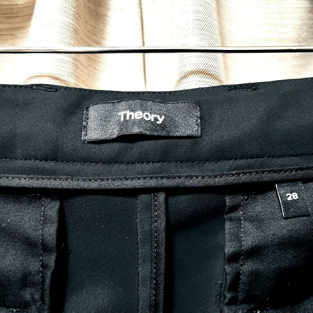 theory(セオリー)の【Theory】ストレッチナイロン スラックス「S：ブラック」 メンズのパンツ(スラックス)の商品写真