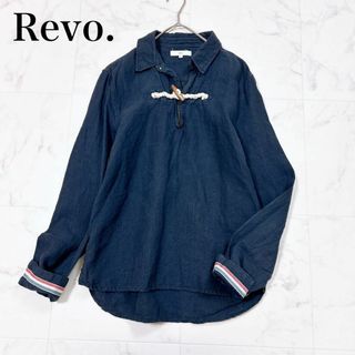 REVO. - ■Revo. リネン100％ プルオーバーカットソー トグル