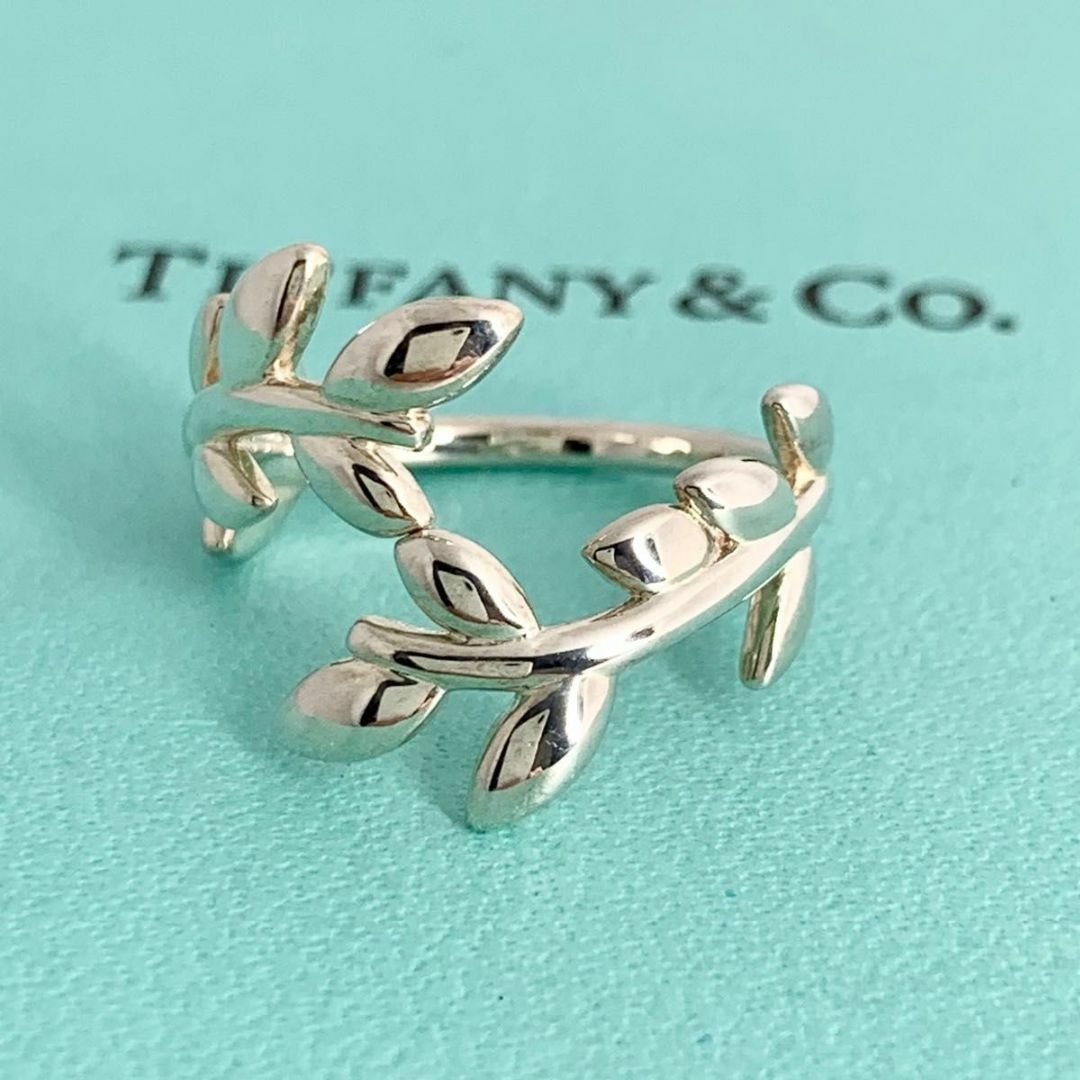 Tiffany & Co.(ティファニー)のティファニー 希少 オリーブリーフ バイパスリング パロマピカソ 指輪 ds4 レディースのアクセサリー(リング(指輪))の商品写真