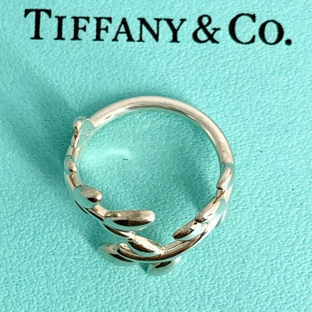 Tiffany & Co.(ティファニー)のティファニー 希少 オリーブリーフ バイパスリング パロマピカソ 指輪 ds4 レディースのアクセサリー(リング(指輪))の商品写真