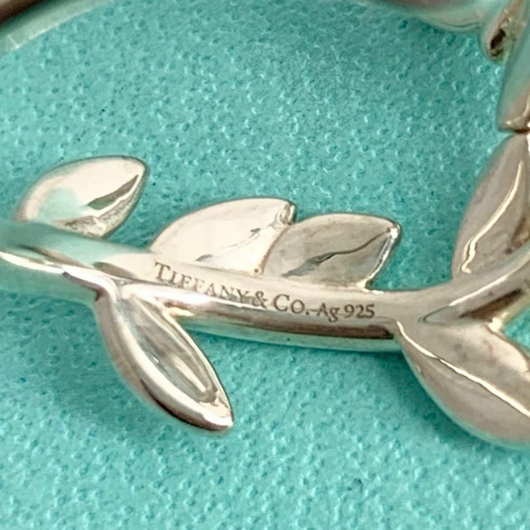 Tiffany & Co.(ティファニー)のティファニー 希少 オリーブリーフ バイパスリング パロマピカソ 指輪 ds4 レディースのアクセサリー(リング(指輪))の商品写真