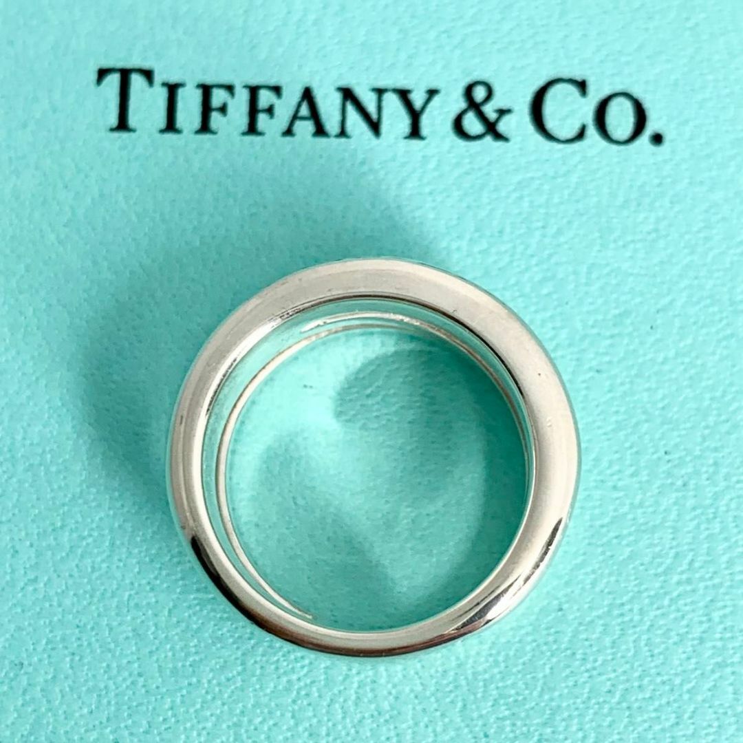 Tiffany & Co.(ティファニー)のTIFFANY&Co. ティファニー ダイアゴナル リング 廃盤 ds5 レディースのアクセサリー(リング(指輪))の商品写真