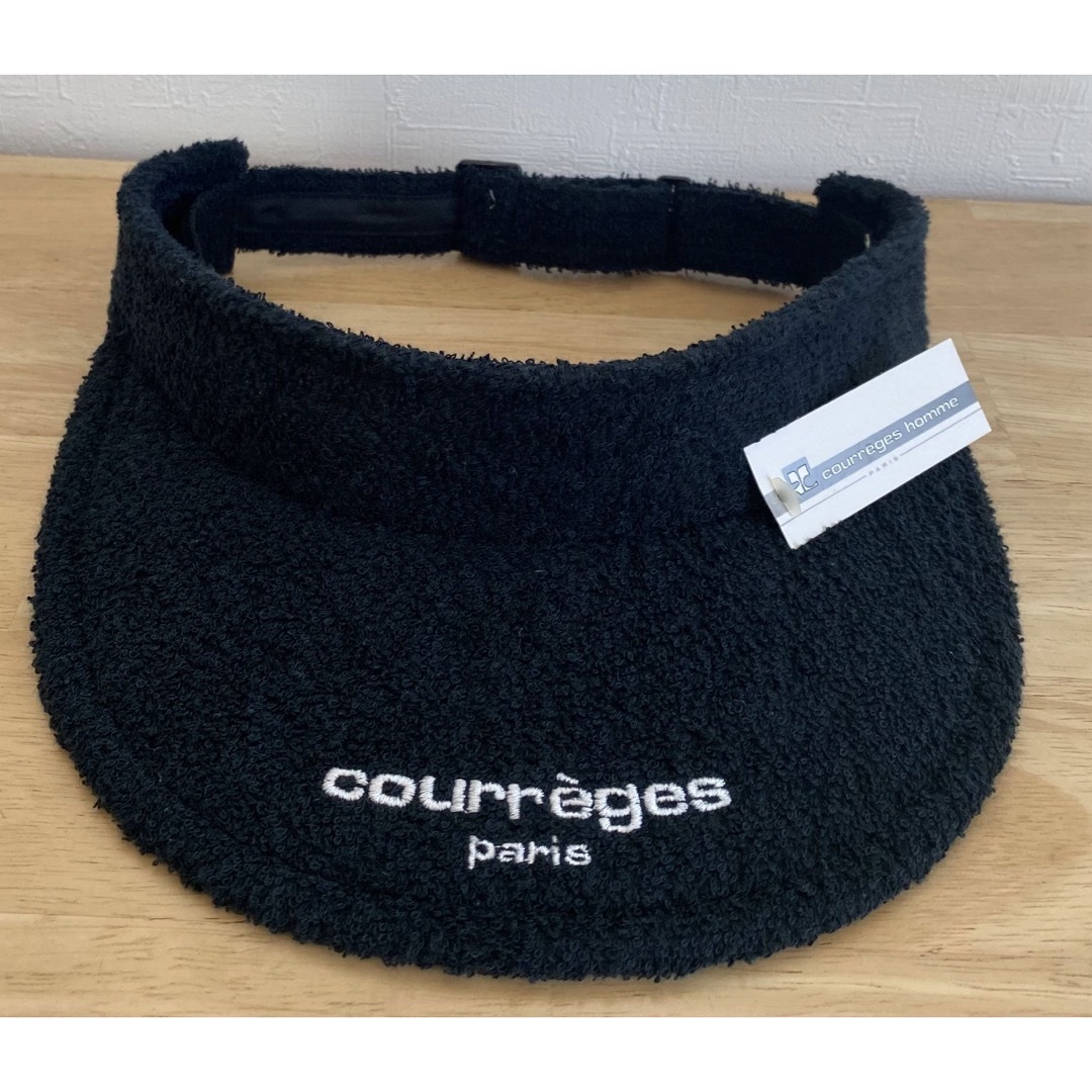 Courreges(クレージュ)の新品 クレージュ サンバイザー 日除け 帽子 プール パイル地 海  レディースの帽子(その他)の商品写真