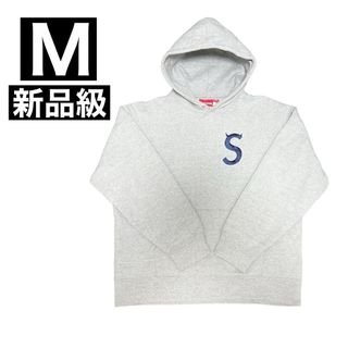 シュプリーム(Supreme)の【極美品】堀米雄斗着用 シュプリーム パーカー Sロゴ ツノ M グレー 希少(パーカー)