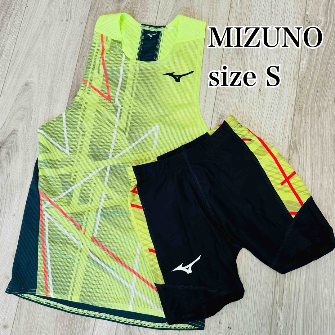 MIZUNO(ミズノ)の良品✨ミズノ　ランニング　陸上ウェア　MTC モデル　セットアップ　上下Sサイズ スポーツ/アウトドアのスポーツ/アウトドア その他(陸上競技)の商品写真