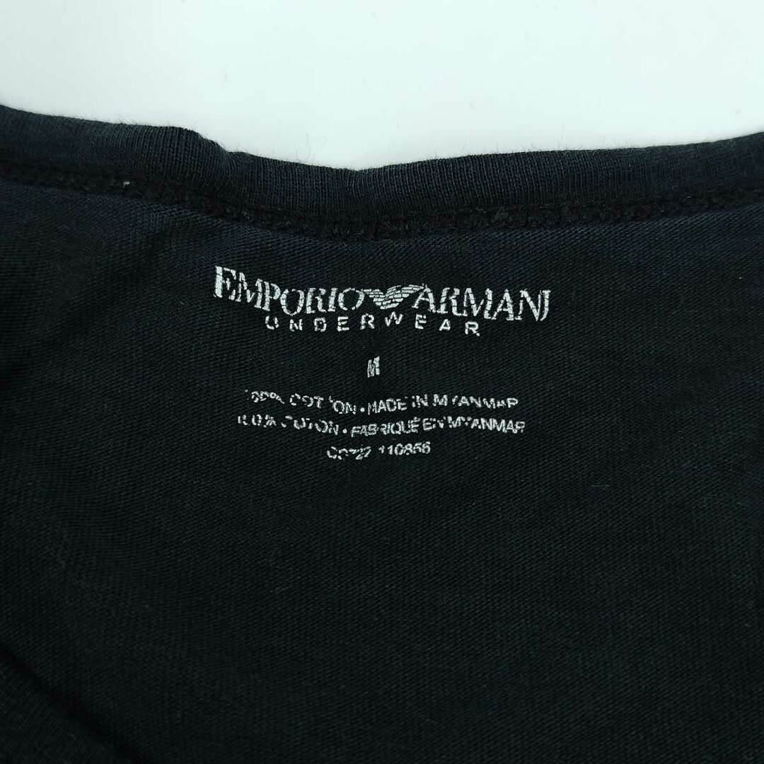 エンポリオアルマーニ Vネック Tシャツ EMPORIO ARMANI M ブラック メンズ トップス メンズのトップス(その他)の商品写真