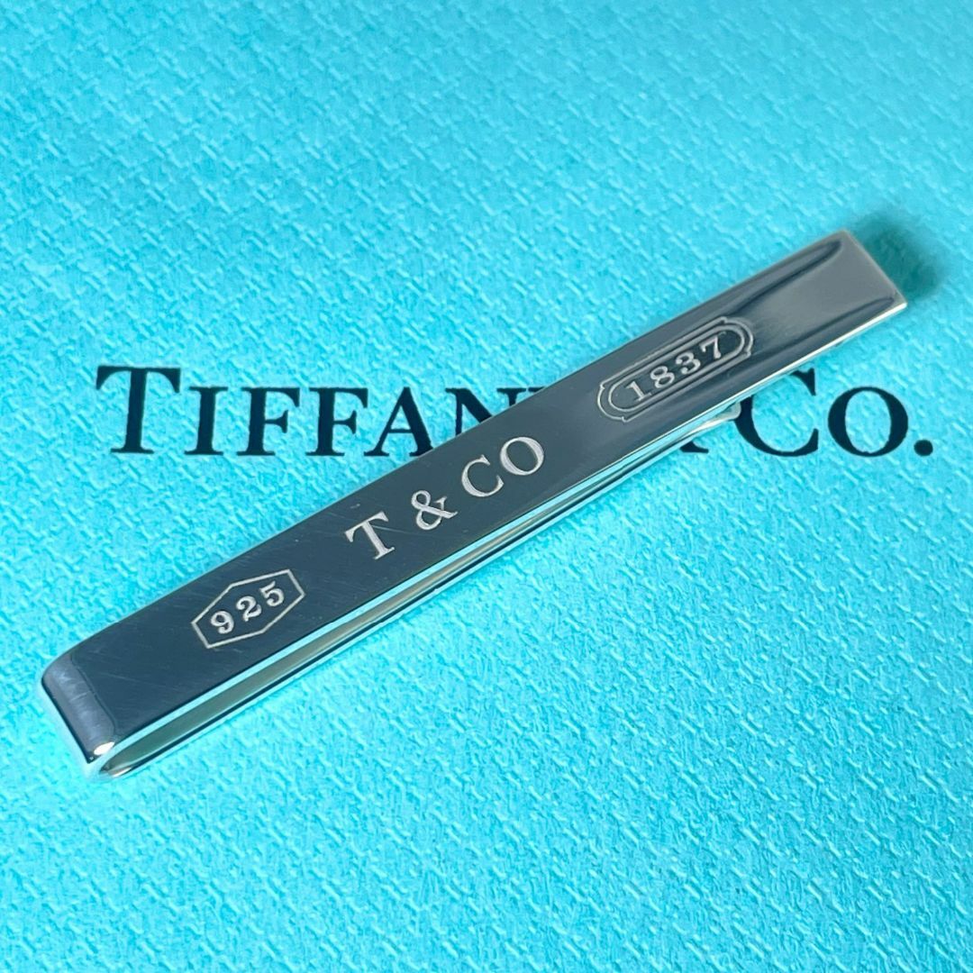 Tiffany & Co.(ティファニー)のティファニー タイピン シルバー ネクタイピン 1837 ロゴ /24-730 メンズのファッション小物(ネクタイピン)の商品写真