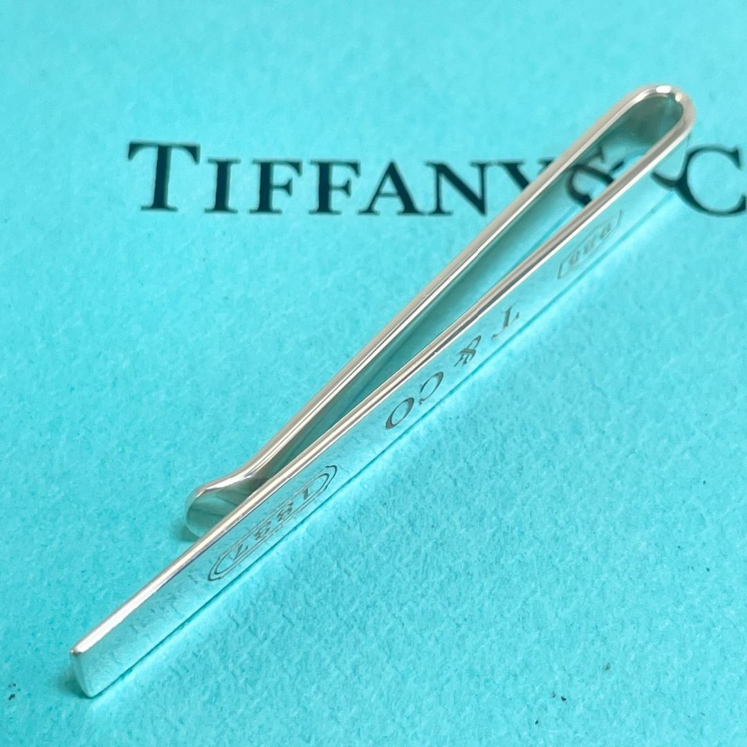 Tiffany & Co.(ティファニー)のティファニー タイピン シルバー ネクタイピン 1837 ロゴ /24-730 メンズのファッション小物(ネクタイピン)の商品写真