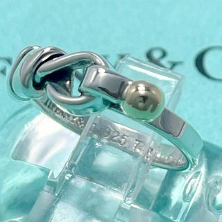 ティファニー(Tiffany & Co.)のティファニー リング シルバー×K18(750) フックアンドアイ/24-726(リング(指輪))