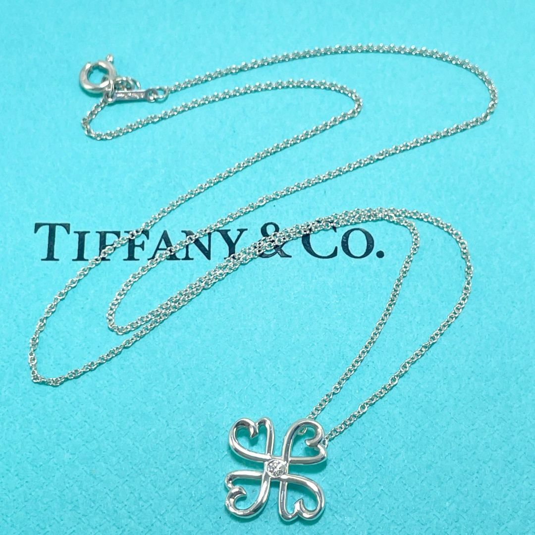 Tiffany & Co.(ティファニー)のティファニー ラビングハート 1P ダイヤ ネックレス シルバー/24-725 レディースのアクセサリー(ネックレス)の商品写真