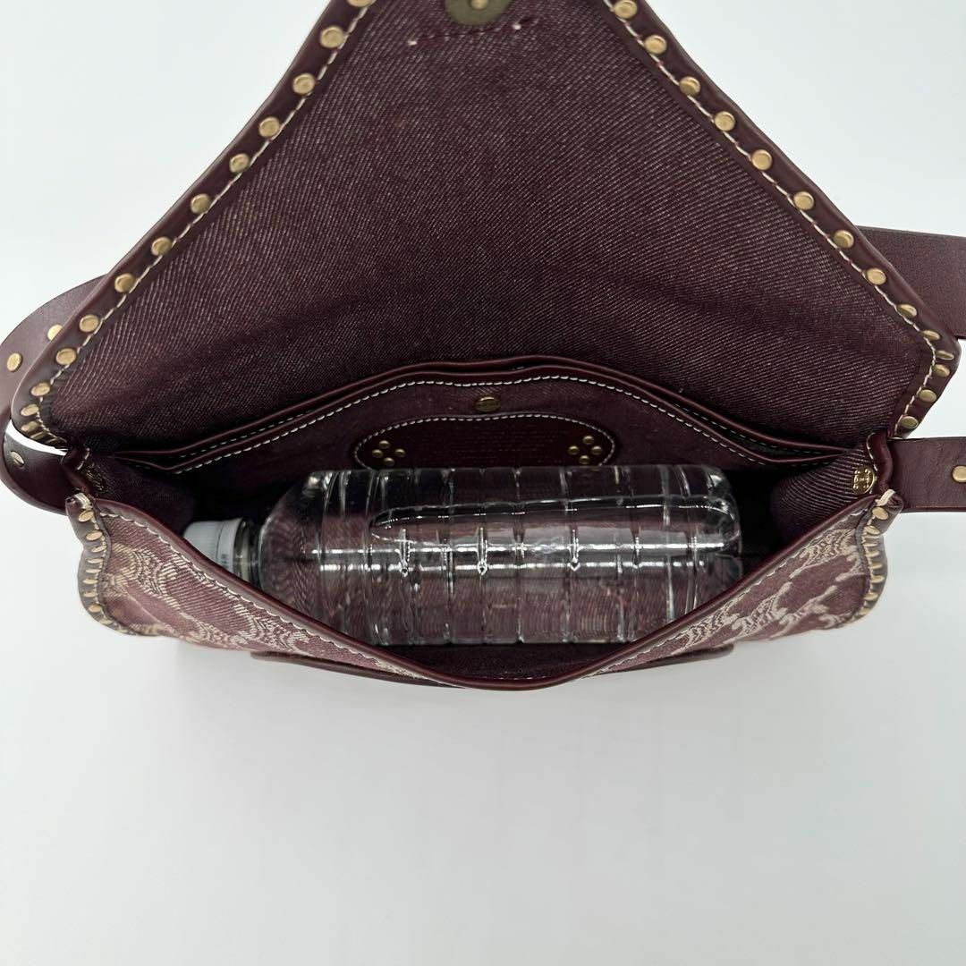 celine(セリーヌ)の希少色 CELINE アクセサリーポーチ パリマカダム デニム キャンバス レディースのバッグ(ハンドバッグ)の商品写真