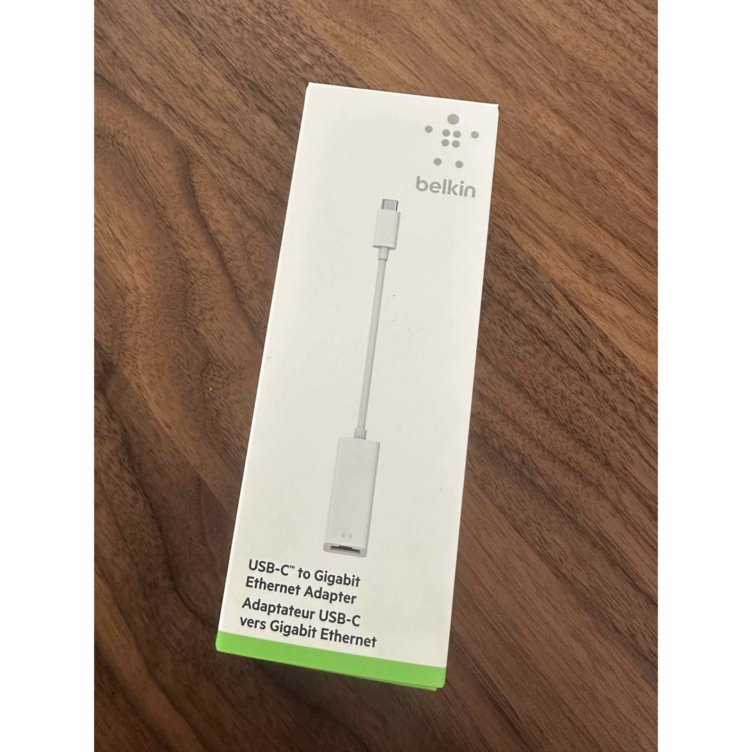 Apple(アップル)のbelkin USB-C to Gigabit ethernet adapter スマホ/家電/カメラのPC/タブレット(PC周辺機器)の商品写真