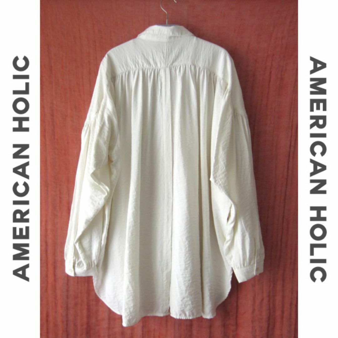 AMERICAN HOLIC(アメリカンホリック)の美品　AMERICAN HOLIC／アメリカンホリック★　ロングシャツ レディースのトップス(シャツ/ブラウス(長袖/七分))の商品写真