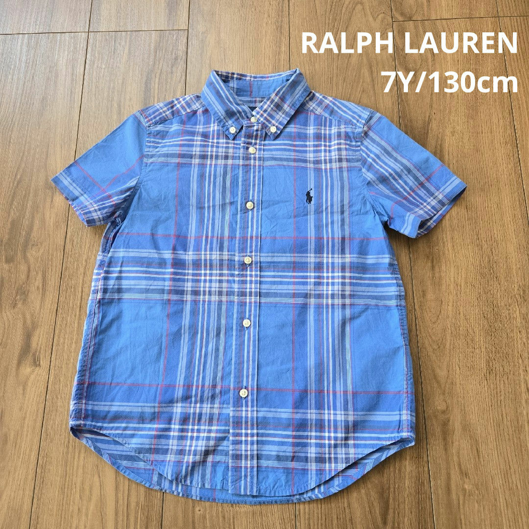 Ralph Lauren(ラルフローレン)の【RALPH LAUREN】半袖 シャツ トップス キッズ/ベビー/マタニティのキッズ服男の子用(90cm~)(Tシャツ/カットソー)の商品写真