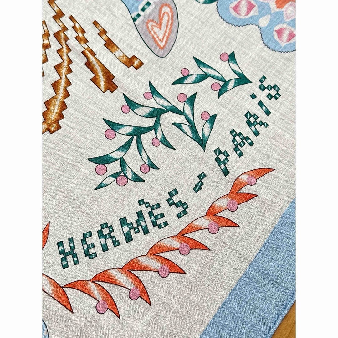 Hermes(エルメス)の美品！エルメス 21ss カシシル  140  カレ　オデュッセウスを待ちながら レディースのファッション小物(バンダナ/スカーフ)の商品写真