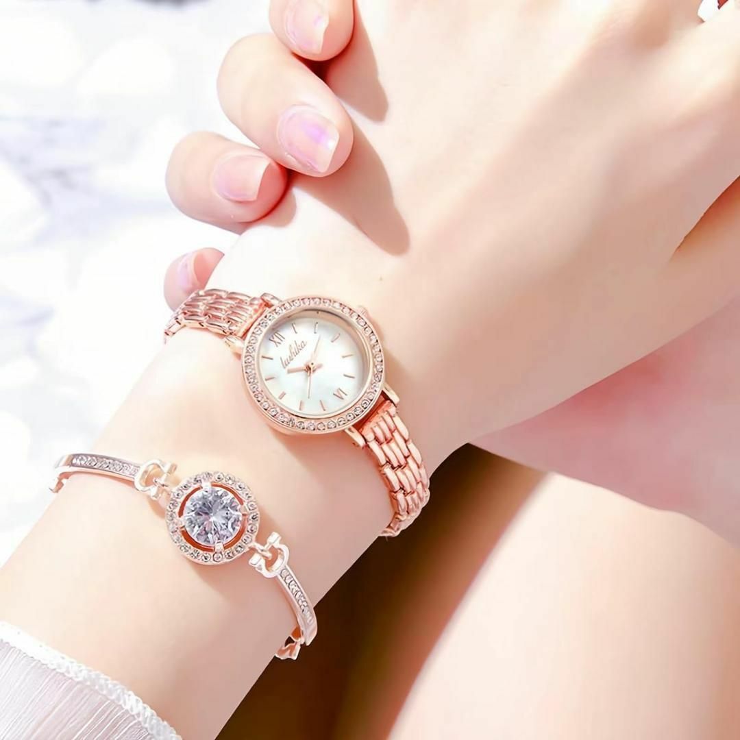 腕時計 アクセサリー ジュエリー セット ピアス ブレスレット 指輪 プレゼント レディースのファッション小物(腕時計)の商品写真