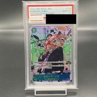 ワンピース(ONE PIECE)の【PSA10】ロロノア・ゾロ(パラレル)(スーパーパラレル) P-SEC OP06-118(シングルカード)