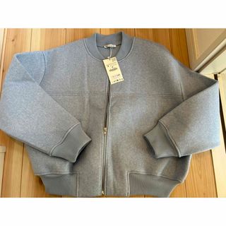 ザラ(ZARA)の新品！ZARA ダンボールニットブルゾン(ブルゾン)