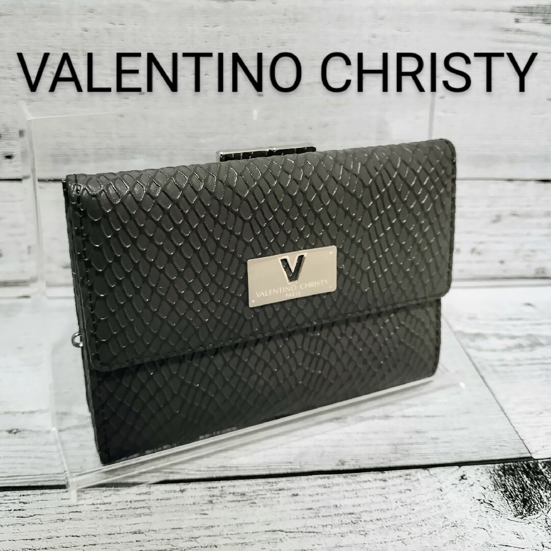 VALENTINO(ヴァレンティノ)の【美品♪】VALENTINO CHRISTY 折り畳み財布　レディース レディースのファッション小物(財布)の商品写真