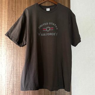 【1回着用】US AIR FORCE 米空軍 エアフォースプリントTシャツ XL(Tシャツ/カットソー(半袖/袖なし))