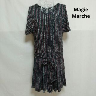 Magie Marche' ワンピース M(ひざ丈ワンピース)