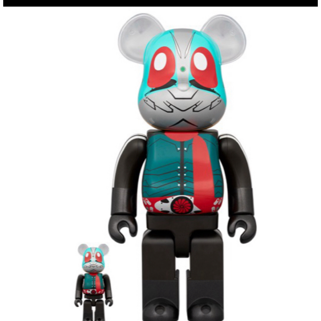 MEDICOM TOY(メディコムトイ)のBE@RBRICK 仮面ライダー第2+1号  エンタメ/ホビーのフィギュア(その他)の商品写真