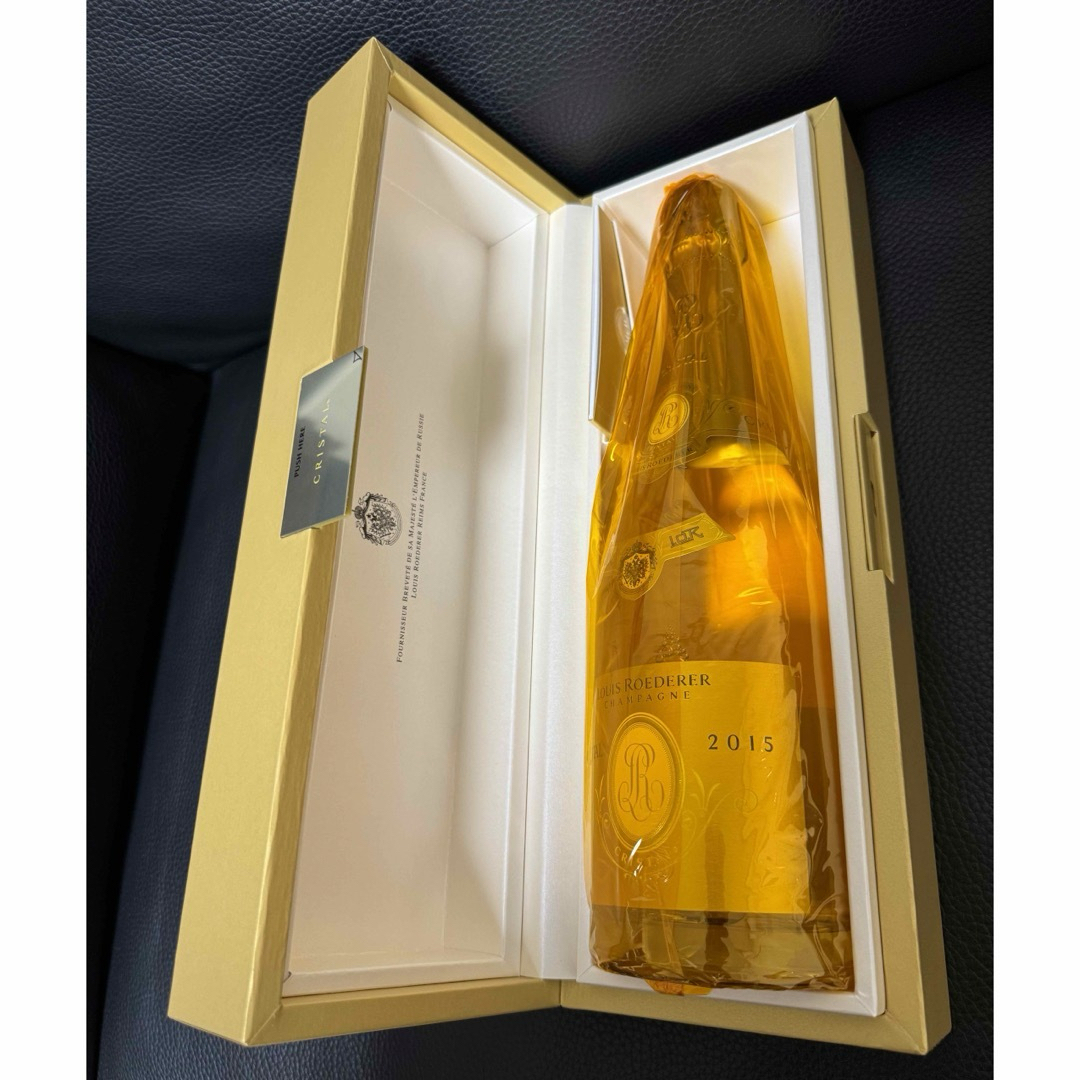 ルイ・ロデレール(ルイロデレール)のルイロデレール　クリスタル 2015 正規品　シャンパン 食品/飲料/酒の酒(シャンパン/スパークリングワイン)の商品写真
