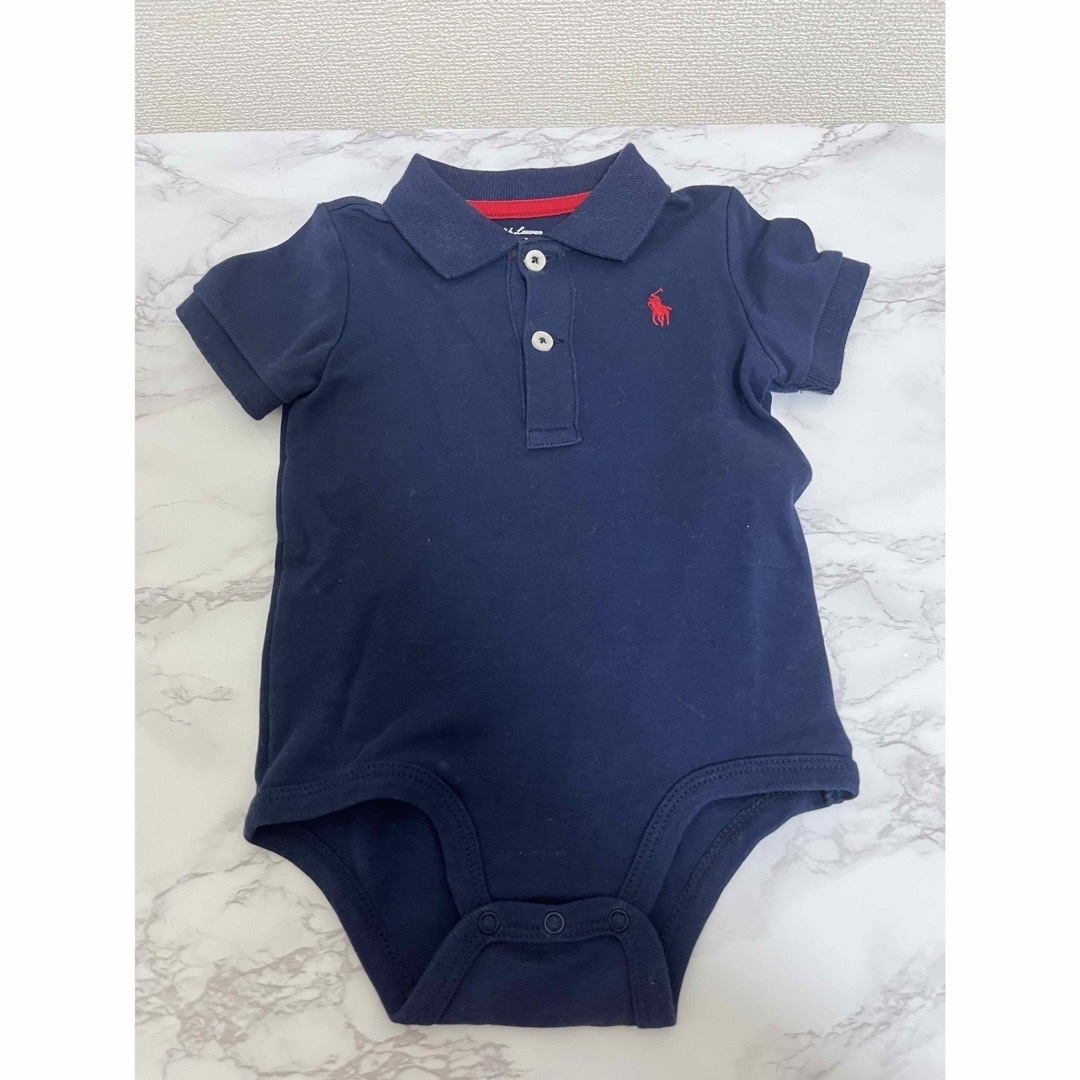 Ralph Lauren(ラルフローレン)のRalph Laurenベビーボディースーツ　6M/70 キッズ/ベビー/マタニティのベビー服(~85cm)(ロンパース)の商品写真