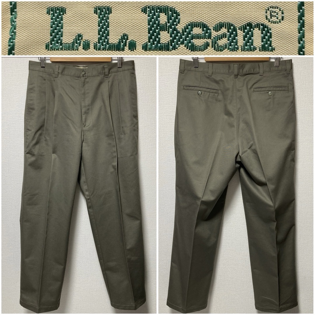 完璧 L.L.Bean - 80s L.L.Bean チノパン ヴィンテージ ワークパンツ 男性用