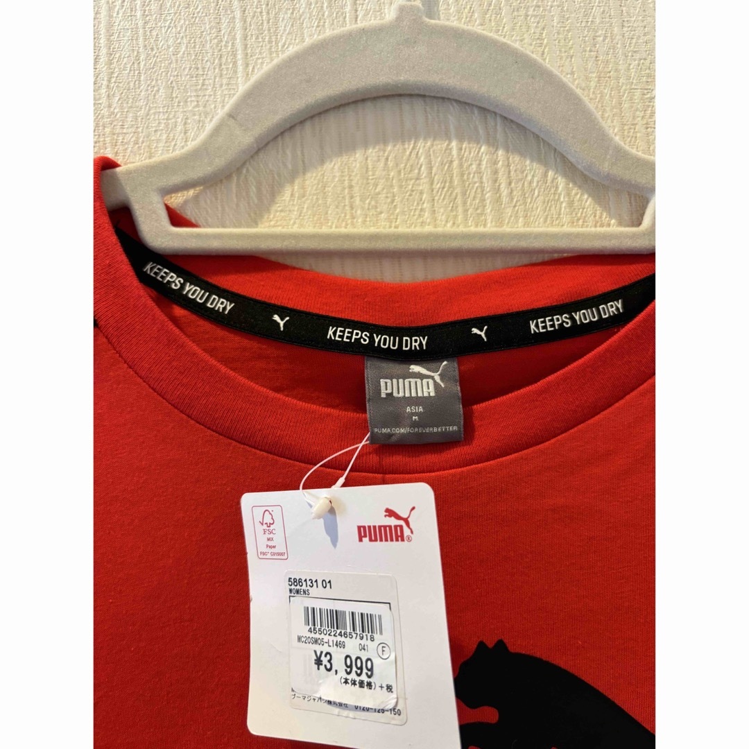 PUMA(プーマ)のPUMA レディース Tシャツ 新品未使用 レディースのトップス(Tシャツ(半袖/袖なし))の商品写真