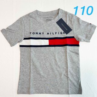 トミーヒルフィガー(TOMMY HILFIGER)のトミーヒルフィガー 半袖Tシャツ グレー 4T/110(Tシャツ/カットソー)