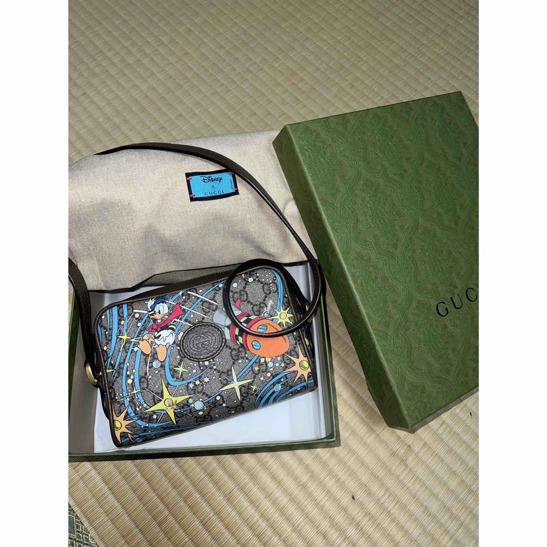 Gucci(グッチ)の〈希少〉Gucci コラボ ドナルド GGスプリーム ショルダーバッグ グッチ レディースのバッグ(ショルダーバッグ)の商品写真