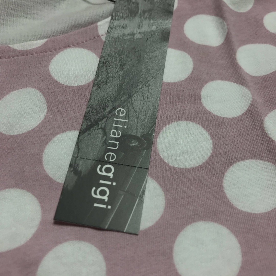 elianegigi(エリアーヌジジ)の【新品】【お値下げ中】エリアーヌジジ　レディース　Tシャツ　ピンク　フリーサイズ レディースのトップス(Tシャツ(半袖/袖なし))の商品写真