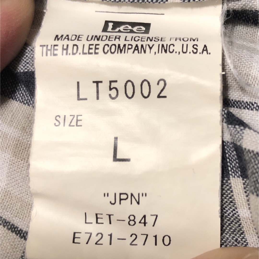 Lee(リー)のLeeバンドカラーチェックシャツ メンズのトップス(シャツ)の商品写真