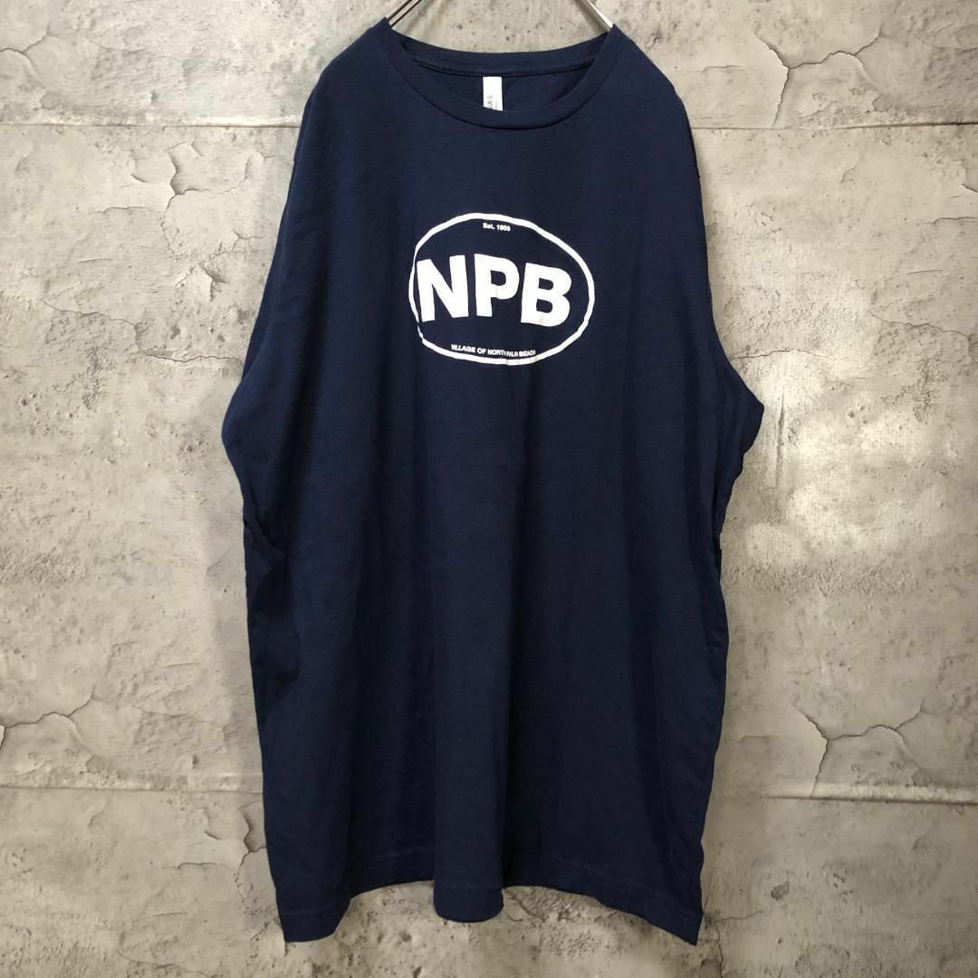 NPB ノース・パーム シンプル USA輸入 オーバー Tシャツ メンズのトップス(Tシャツ/カットソー(半袖/袖なし))の商品写真