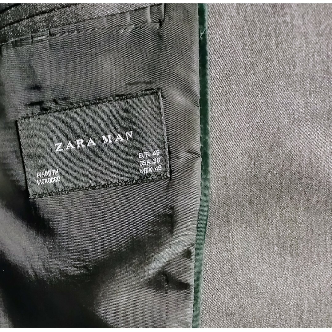 ZARA(ザラ)のテーラードジャケットZARA MAN ダークグレー メンズのジャケット/アウター(テーラードジャケット)の商品写真