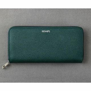 SHIPS シップス カードもコインもたっぷり収納長財布BOOK【GREEN】