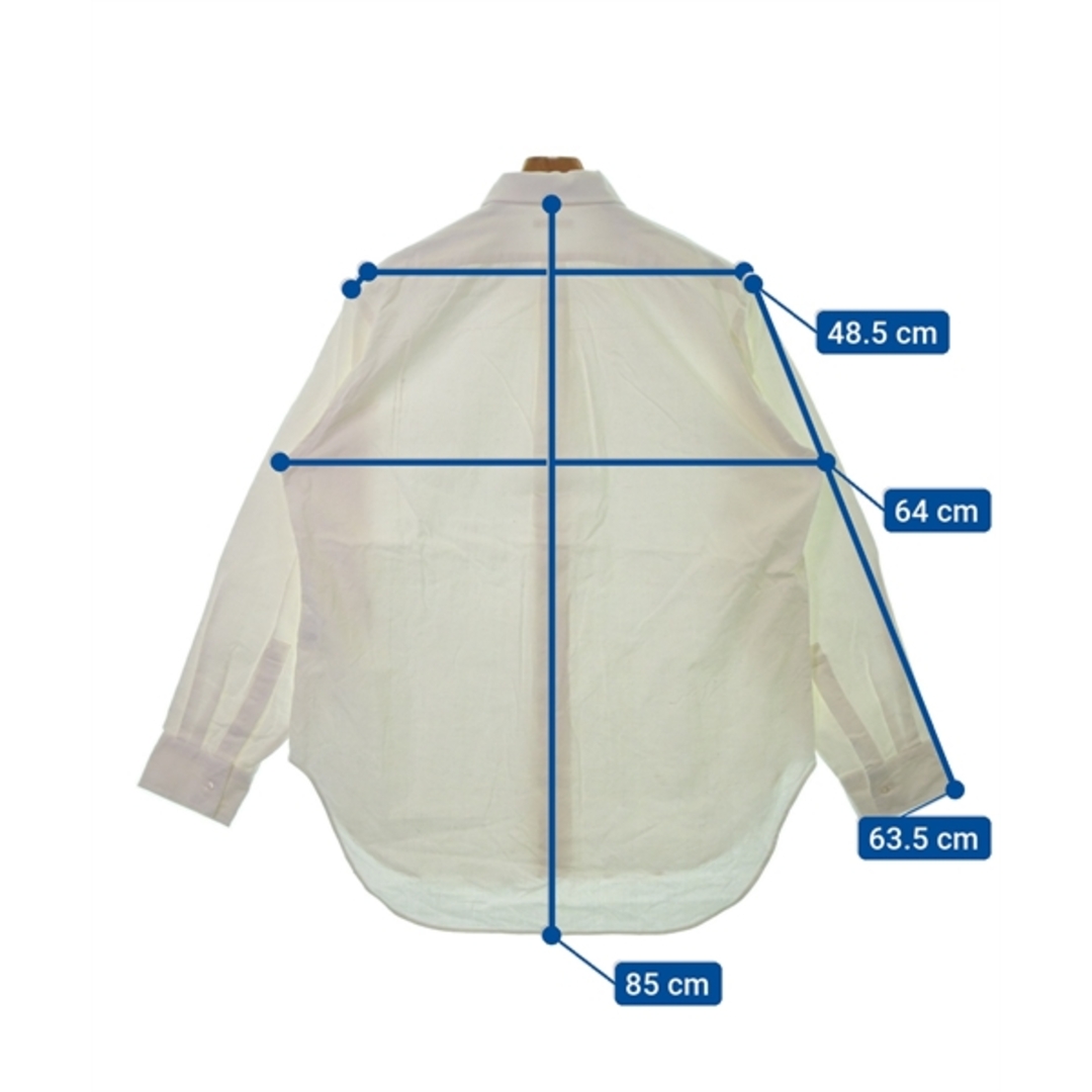 HEUGN ユーゲン カジュアルシャツ 4(XL位) 白 【古着】【中古】 メンズのトップス(シャツ)の商品写真