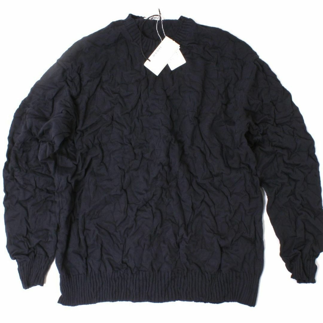 AURALEE(オーラリー)の24ssAURALEE WRINKLED DRY COTTON KNIT P/O メンズのトップス(その他)の商品写真