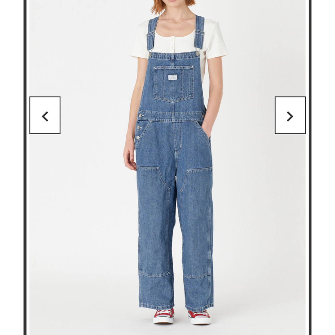 Levi's(リーバイス)のBAGGY オーバーオール レディースのパンツ(サロペット/オーバーオール)の商品写真