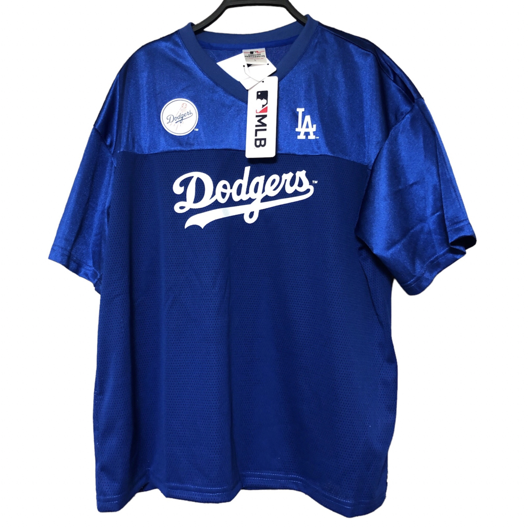 MLB(メジャーリーグベースボール)の☆ロサンゼルス ドジャース メッシュTシャツ☆ スポーツ/アウトドアの野球(ウェア)の商品写真